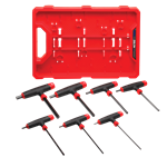 Juego de 7 llaves Craftsman allen tipo T - Sistema MM