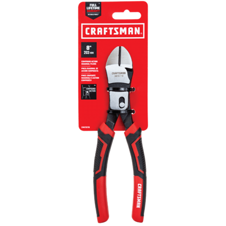 Alicate Craftsman bi material corte diagonal compound 8 pulgadas