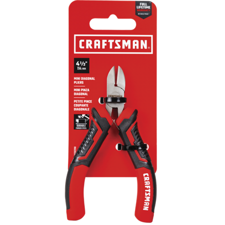 Alicate Craftsman bi material corte diagonal mini 4.5 pulgadas